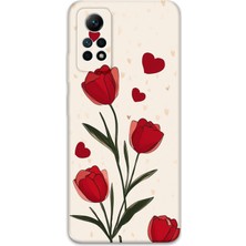 Xiaomi Redmi Note 12 Pro 4g Uyumlu Çiçek Desenli Telefon Kılıfı + Ekran Koruyucu - 5789