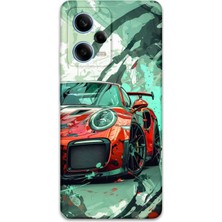 Xiaomi Redmi Note 12 Pro 5g Uyumlu Araba Desenli Telefon Kılıfı + Ekran Koruyucu - 5765