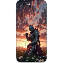 iPhone 7 Plus Uyumlu Retro Desenli Telefon Kılıfı + Ekran Koruyucu - 5842