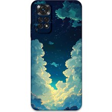 Xiaomi Redmi Note 11 Uyumlu Uzay Desenli Telefon Kılıfı + Ekran Koruyucu - 5868