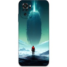 Xiaomi Redmi Note 10S Uyumlu Uzay Desenli Telefon Kılıfı + Ekran Koruyucu - 5864