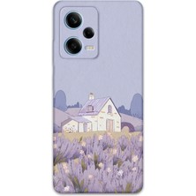 Xiaomi Redmi Note 12 Pro 5g Uyumlu Çiçek Desenli Telefon Kılıfı + Ekran Koruyucu - 5800