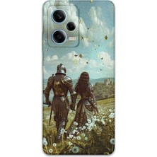 Xiaomi Redmi Note 12 Pro 5g Uyumlu Retro Desenli Telefon Kılıfı + Ekran Koruyucu - 5843