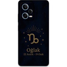 Xiaomi Redmi Note 12 Pro 5g Uyumlu Oğlak Burcu Desenli Telefon Kılıfı + Ekran Koruyucu - 5777