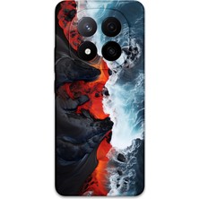 Xiaomi Redmi Note 14 Pro 5g Uyumlu Mermer Desenli Telefon Kılıfı + Ekran Koruyucu - 5811