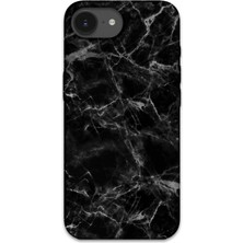 iPhone 16E Uyumlu Mermer Desenli Telefon Kılıfı + Ekran Koruyucu - 5815