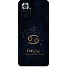 Xiaomi Redmi Note 10 Pro Uyumlu Yengeç Burcu Desenli Telefon Kılıfı + Ekran Koruyucu - 5771