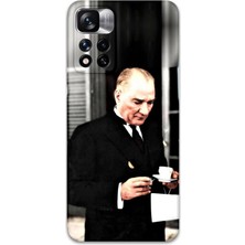 Xiaomi Redmi Note 11 Pro Plus 5g Uyumlu Atatürk Desenli Telefon Kılıfı + Ekran Koruyucu - 5850
