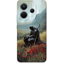 Xiaomi Redmi Note 14 4g Uyumlu Retro Desenli Telefon Kılıfı + Ekran Koruyucu - 5840