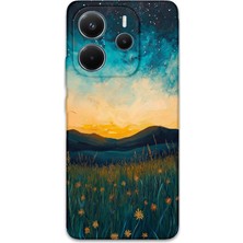 Xiaomi Redmi Note 14 4g Uyumlu Uzay Desenli Telefon Kılıfı + Ekran Koruyucu - 5871