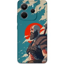 Xiaomi Redmi Note 14 5g Uyumlu Kratos Desenli Telefon Kılıfı + Ekran Koruyucu - 5824