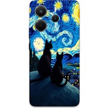 Xiaomi Redmi Note 14 4g Uyumlu Kedi Desenli Telefon Kılıfı + Ekran Koruyucu - 5782
