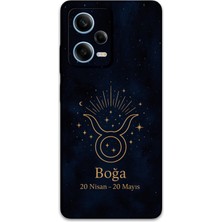 Xiaomi Redmi Note 12 Pro 5g Uyumlu Boğa Burcu Desenli Telefon Kılıfı + Ekran Koruyucu - 5769