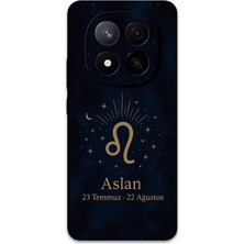 Xiaomi Redmi Note 14 Pro 4g Uyumlu Aslan Burcu Desenli Telefon Kılıfı + Ekran Koruyucu - 5772