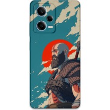 Xiaomi Redmi Note 12 Pro 5g Uyumlu Kratos Desenli Telefon Kılıfı + Ekran Koruyucu - 5824