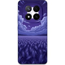 Xiaomi Redmi Note 14 Pro Plus Uyumlu Çiçek Desenli Telefon Kılıfı + Ekran Koruyucu - 5797