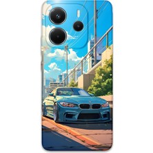 Xiaomi Redmi Note 14 4g Uyumlu Araba Desenli Telefon Kılıfı + Ekran Koruyucu - 5760