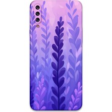 Galaxy A20S Uyumlu Çiçek Desenli Telefon Kılıfı + Ekran Koruyucu - 5798