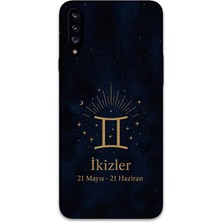 Galaxy A20S Uyumlu Ikizler Burcu Desenli Telefon Kılıfı + Ekran Koruyucu - 5770