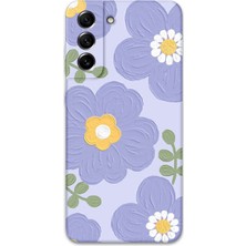 Galaxy S21 Plus Uyumlu Çiçek Desenli Telefon Kılıfı + Ekran Koruyucu - 5799
