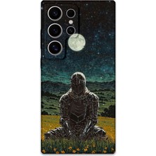 Galaxy S25 Ultra Uyumlu Retro Desenli Telefon Kılıfı + Ekran Koruyucu - 5844