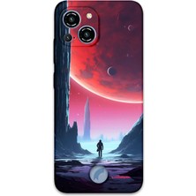 Reeder S23 Pro Max Uyumlu Uzay Desenli Telefon Kılıfı + Ekran Koruyucu - 5860