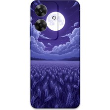 Realme Note 60 Uyumlu Çiçek Desenli Telefon Kılıfı + Ekran Koruyucu - 5797