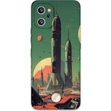 Reeder S19 Max Pro Uyumlu Uzay Desenli Telefon Kılıfı + Ekran Koruyucu - 5870