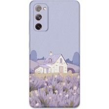 Galaxy Note 20 Uyumlu Çiçek Desenli Telefon Kılıfı + Ekran Koruyucu - 5800