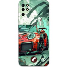 Reeder S19 Max Uyumlu Araba Desenli Telefon Kılıfı + Ekran Koruyucu - 5765