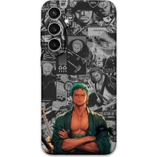 Galaxy S24 Fe Uyumlu Anime Desenli Telefon Kılıfı + Ekran Koruyucu - 5756