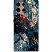 Galaxy S22 Ultra Uyumlu Anime Desenli Telefon Kılıfı + Ekran Koruyucu - 5749