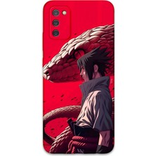 Galaxy A02S Uyumlu Anime Desenli Telefon Kılıfı + Ekran Koruyucu - 5746