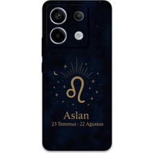 Poco M6 Pro Uyumlu Aslan Burcu Desenli Telefon Kılıfı + Ekran Koruyucu - 5772