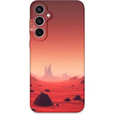 Galaxy S24 Plus Uyumlu Uzay Desenli Telefon Kılıfı + Ekran Koruyucu - 5859