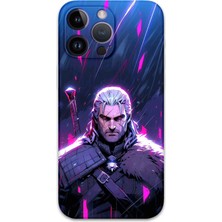 iPhone 14 Pro Uyumlu Geralt Desenli Telefon Kılıfı + Ekran Koruyucu - 5826