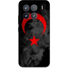 Xiaomi Mi 15 Pro Uyumlu Türk Bayrağı Desenli Telefon Kılıfı + Ekran Koruyucu - 5852