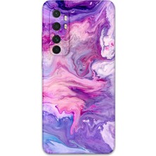 Xiaomi Mi Note 10 Lite Uyumlu Mermer Desenli Telefon Kılıfı + Ekran Koruyucu - 5813
