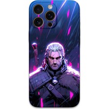 iPhone 16 Pro Uyumlu Geralt Desenli Telefon Kılıfı + Ekran Koruyucu - 5826