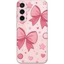 Galaxy S25 Plus Uyumlu Kurdele Desenli Telefon Kılıfı + Ekran Koruyucu - 5803