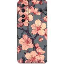 Xiaomi Mi Note 10 Lite Uyumlu Çiçek Desenli Telefon Kılıfı + Ekran Koruyucu - 5801