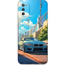 Galaxy A02S Uyumlu Araba Desenli Telefon Kılıfı + Ekran Koruyucu - 5760