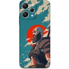 Xiaomi Redmi 12 Uyumlu Kratos Desenli Telefon Kılıfı + Ekran Koruyucu - 5824