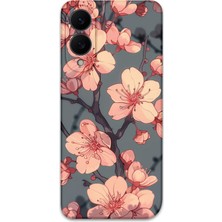 Galaxy S25 Edge Uyumlu Çiçek Desenli Telefon Kılıfı + Ekran Koruyucu - 5801