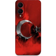 Galaxy S25 Edge Uyumlu Türk Bayrağı Desenli Telefon Kılıfı + Ekran Koruyucu - 5854