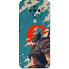 Tecno Camon 16 Uyumlu Kratos Desenli Telefon Kılıfı + Ekran Koruyucu - 5824