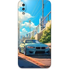 Galaxy A10S Uyumlu Araba Desenli Telefon Kılıfı + Ekran Koruyucu - 5760