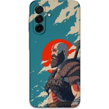 Galaxy A56 Uyumlu Kratos Desenli Telefon Kılıfı + Ekran Koruyucu - 5824