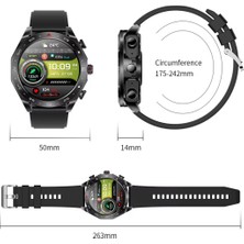Watch Extreme Dual Smart Kulaklıklı Taktik Akıllı Saat Hem Kulaklık Hem Akıllı Saat Çok Fonksiyonlu