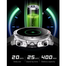 Watch Extreme Dual Smart Kulaklıklı Taktik Akıllı Saat Hem Kulaklık Hem Akıllı Saat Çok Fonksiyonlu